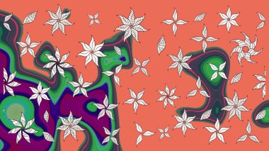 Portakal renkli nötr çiçeklerle suluboya şekilli zarif bir eskiz şekli, tasarım elementleri. Düğün davetiyeleri için çiçek deseni, tebrik kartları, hatıra defteri, baskı, hediye paketi, imalat. Düzenlenebilir