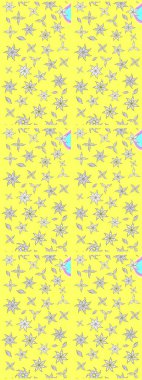 Çiçekli tebrik kartı. Raster illüstrasyonu. Sarı renklerde. Doğum günü kartı ya da düğün davetiyesi. Suluboya çiçek buketi. Çiçek arka planı.