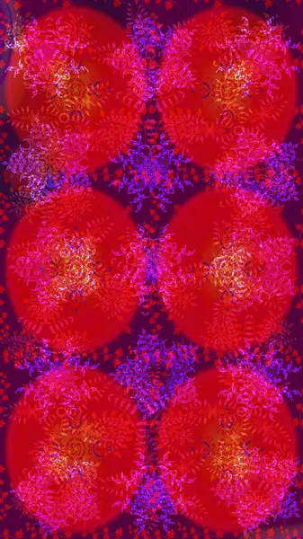 Soyut mandala ya da tuhaf kar tanesi çizgisi sanat tasarımı. Raster illüstrasyonu. Renkli arka planda izole tatlı kar taneleri.