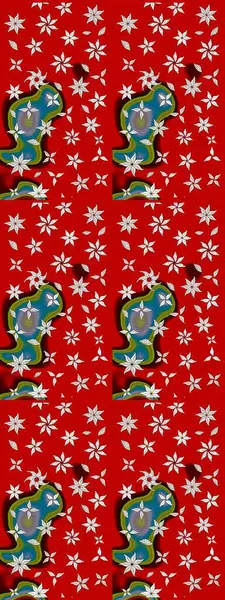 Güzel suluboya yaz çiçekleri deseni..