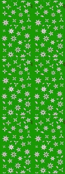 Renkli Bahar Teması eskiz kalıbı. Raster illüstrasyonu. Düz Çiçek Elementleri Tasarımı. Asya tekstil tarzında. Çiçek desenli çizim. Güzel kumaş deseni.