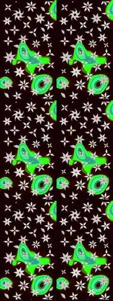 Çiçekli bahar çiçekleri. Küçük renkli çiçekler. Moda baskıları için zarif bir şablon. Motley illüstrasyonu. Küçük çiçekte şirin desenler.