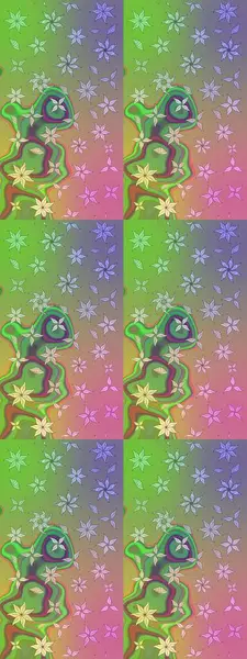 Yeşil ve nötr renkler. Suluboya resim taklit Raster çizimi. El çizimi, soyut ve süslü elementler. Yaz çiçekleri teması. Klasik çiçekler..