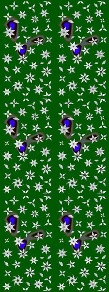 Çocuk stili. Düz Çiçek Elementleri Tasarımı. Çiçekli eskiz arkaplanı. Renkli Bahar Teması çizim şablonu.