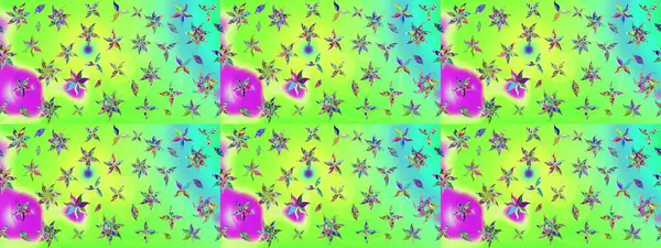 Çiçek çelengi. Kıvırcık, parlak örgü. Güzel, parlak, pürüzsüz kumaş, tuval. Desen, çizim, çiçek sınırı. Eski moda arka plan. Raster illüstrasyonu.