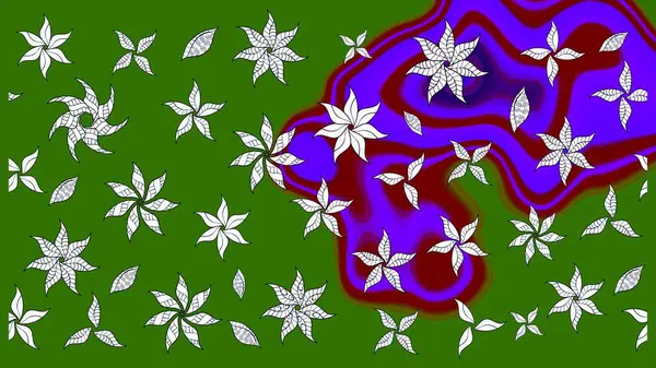 Özgürlük stili Millefleur 'lar. Tekstil, duvar kâğıdı, kapaklar, yüzey, baskı, hediye paketi, hatıra defteri, dekupaj. Küçük yabani çiçeklerdeki halk modelini çiz. Taşralı şıklığı.