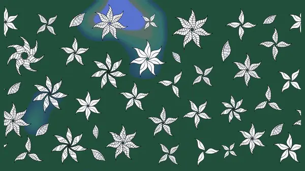 Çiçek arkaplan. Çizim raster deseni. Güzel kumaş deseni.