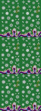 Raster. Sabıka fotoğraflarında, bebek kıyafetlerinde, duvar kâğıtlarında, paket kutularında falan kullanılabilir. Zarif, parlak ve eskiz yeşil ve nötr çiçek deseni tasarımı.