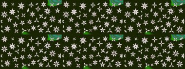 Raster Çiçek İllüstrasyonu güzel tekstil. Gri ve nötr renklerdeki etnik çiçeklerle zarif eskiz deseni.