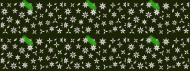 Yumuşak, yaz çiçekli arka plan. Çiçekli karalama şeklinde Raster çiçek deseni. Gri ve nötr renkte çiçekler.