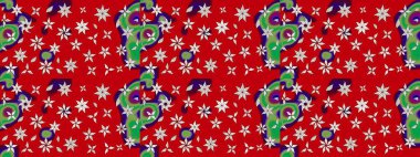 Vadinin çiçekleri kırmızı ve nötr renklerde. Raster çiçek desenleri çiziyor..