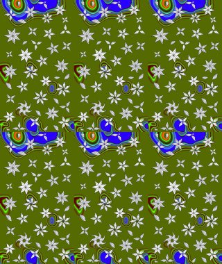 Güzel kumaş deseni. Güzel eskiz şekli. Düz Çiçek Elementleri Tasarımı. Raster çiçekli arka plan. Yazdır. Renkli Yaz Teması çizim şablonu.