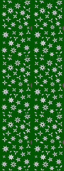 Çizgi çizimi kalıbı. Şirin çiçekler. Raster Moda kumaş deseni.