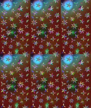 Yumuşak, yaz çiçekli arka plan. Kahverengi renkli çiçekler. Raster çiçek desenli ve çiçekli..