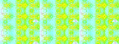 Raster güzel bir çiçek deseni çizmiş. Bahar mevsimi. Tatil havası. Nazik romantik baskı. Yeşil ve mavi renkte çiçekler.