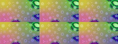 Tekstil, kumaş, kapaklar, duvar kağıtları, baskı, naylon, koleksiyon defteri, örgü, dekupaj için güzel bir eskiz. Küçük nötr ve yeşil çiçeklerle oldukça kaliteli besin torbası deseni.