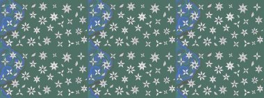 Raster Hip kumaş deseni. Eskiz Vintage Çiçek Deseni.