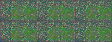 Kelebeklerle dolu yaz arkaplanı yeşil renkler. Güzel Kelebek Siluetleriyle Moda Dekorasyonu. Güve ile Raster Geçmişi. Kart, Davetiye ve Yazdırma İçin Basit Kadınsal Desen.