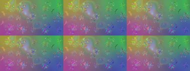 Bahar mevsimi. Nazik romantik baskı. Raster güzel bir çiçek deseni çizmiş. Tatil havası..