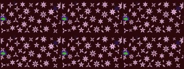 Of doodle elements. Hand drawn Raster illustration. Sketch flower pattern can be used for wallpaper, website background, wrapping paper, invitation, flyer, banner or website.