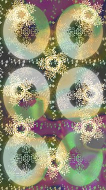 Raster illüstrasyonu. Tekstil veya kitap kapakları, imalat, duvar kağıtları, baskı, hediye paketi ve yapıştırma kitabı için çiçek eskizi geçmişi. Küçük ölçekli çiçeklerdeki basit sevimli desen.