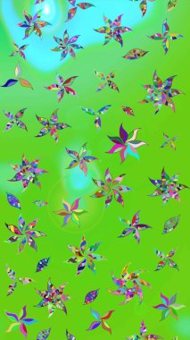 Çiçekli eskiz arkaplanı. Düz Çiçek Elementleri Tasarımı. Çocuk stili. Renkli Bahar Teması çizim şablonu.