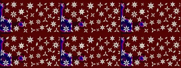 Raster düz çiçek çizim deseni. Hediye ambalaj kağıdı, tebrik kartları, posterler ve pankart tasarımı. Kırmızı renkte çiçekler.