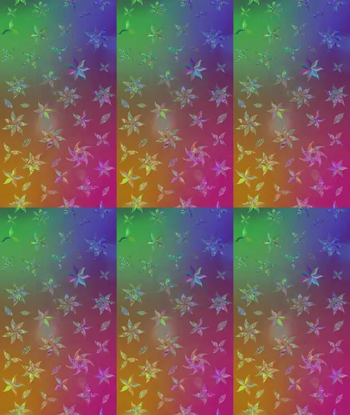 Küçük çiçekteki sevimli çiçek deseni. Kahverengi renkte çiçekler.