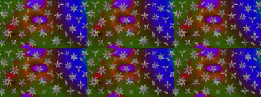 Suluboya, elle çizilmiş. Eskiz arkaplan modeli. Raster - stok. Vadinin yeşil renkli çiçekleri.