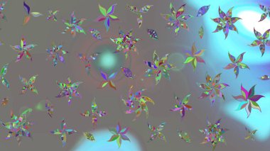 Moda baskısı. Çiçeğin suluboya çizimlerinin mükemmel deseni. Suluboya çizim kalıbı. Raster illüstrasyonu. Eski model. Dekorasyon ve tasarım için güzel desen.