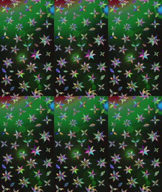 Millefleur 'lar. Küçük gri çiçekli oldukça eski bir besin torbası deseni. Tekstil, kumaş, kapaklar, duvar kağıtları, baskı, paket, koleksiyon defteri, örgü, dekupaj için çiçek arkaplanı..