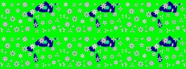 Taslak desenli, modaya uygun kumaş deseni. Şirin çiçek elementleri. Renkli Bahar Teması eskiz kalıbı. Raster illüstrasyonu. Düz Çiçek Elementleri Tasarımı.