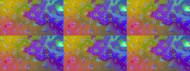 Suluboya çizim kalıbı. Dekorasyon ve tasarım için güzel bir desen. Moda baskısı. Çiçeğin suluboya çizimlerinin mükemmel deseni. Eski.