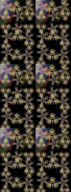 Raster illüstrasyonu. El çizimi. Çiçekli, yapraklı, çiçek desenli çizim..