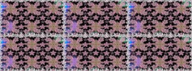 Suluboya stilinde nötr renklerde. Küçük çiçekli kusursuz yay deseni. Raster illüstrasyonu.