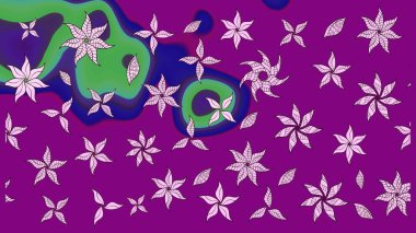 Simple cute pattern in small-scale flowers. Raster illustration. Floral sketch background for textile or book covers, manufacturing, wallpapers, print, gift wrap and scrapbooking.