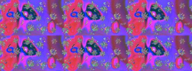 Desen snowflakes.raster Noel soyut renkli arka plan ile düşen kar tanesi. Raster illüstrasyon.