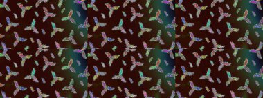 Kış kar tanesi. Kar Tanesi Raster illüstrasyonu. Kar Tanesi Simgesi. Kahverengi, yeşil ve gri renklerde izole edilmiş.