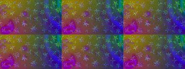 Küçük çiçekteki sevimli çiçek deseni. Modaya uygun kumaş deseni. Tony 'nin kumaş kalıbını çiz. Raster illüstrasyonu.