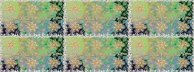 Barok tarzında kusursuz bir doğulu süsü. Raster geleneksel altın pürüzsüz desen nötr renkler üzerinde.