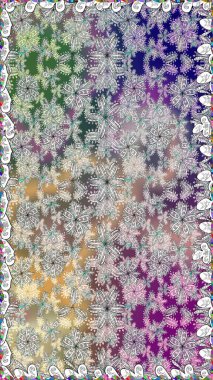 Kusursuz. Motley illüstrasyonu. Küçük çiçekte güzel bir desen. Çiçekli bahar çiçekleri. Küçük renkli çiçekler. Moda baskıları için zarif bir şablon.