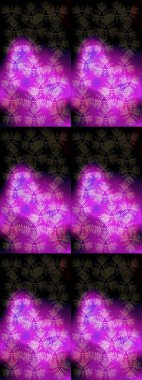 Noel için tatil tasarımı, yeni yıl moda baskıları. Güzel tasarım. Raster illüstrasyonu. Kar tanelerinin soyut arkaplanlı Noel arkaplanı. Siyah, mor ve mor kar taneleri.