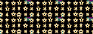 Karla süslenmiş Noel kar taneleri. Noel şenliği geçmişi. Raster illüstrasyonu.