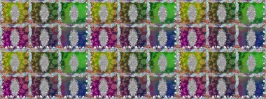 Güzel karalama çiçekleri olan kusursuz çiçek desenleri. Küçük çiçekteki sevimli çiçek deseni. Raster illüstrasyonu. Güzel kumaş deseni.