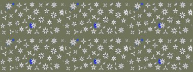 Eskiz Vintage Çiçek Deseni. Raster Kalça dokusu deseni.