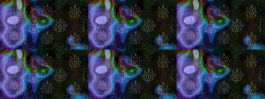 Yılbaşı kış tasarımı için renkli kar taneleri. Elle çizilmiş kartanesi karalaması. Raster illüstrasyonu.