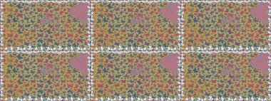 Bahar ve yaz tropikal kelebek desenleri nötr, pembe ve gri renklerde. Kumaş, kağıt ve ambalaj için uygun. Raster illüstrasyonu. Kelebek gölgeleri ve siluetler.