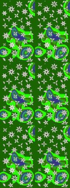 Yeşil ve nötr lale çiçekleriyle Raster eskiz deseni. Paket kağıdı için en iyisi. Karşılama ya da düğün geçmişi olarak kullanılabilir. Doğal kozmetik ürünleri, parfüm, çiçekçi dükkanı için bahar ihalesi tasarımı.