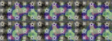 Raster illüstrasyonu. Gri, nötr ve yeşil renkli kristal kar tanesi.