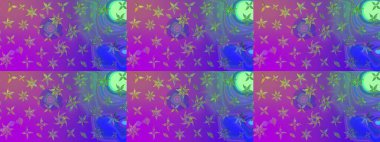 Moda baskıları için zarif bir şablon. Küçük renkli çiçekler. Motley illüstrasyonu. Küçük çiçekte güzel bir desen. Çiçekli bahar çiçekleri.